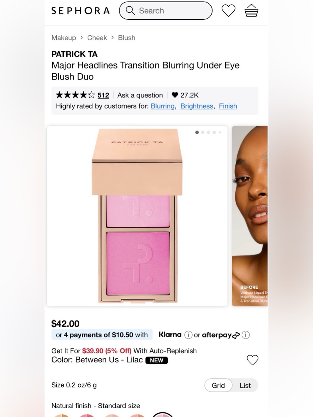 Patrick Ta Transition Blurring Blush Duo - Between Us